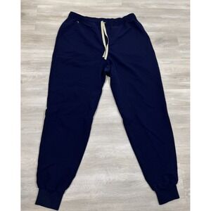 FIGS Tansen Jogger Scrub Pants Men's Navy Blue Technical Collection Size XL